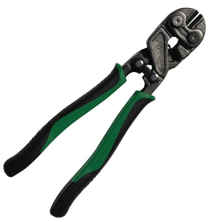 LAOA 8 Inch Bolt Cutters Cr-Mo Steel Wire Cutters 5.2MM Max Cutting Round Nose Scissors 58HRC with Black Coating Treatment - MRSLM