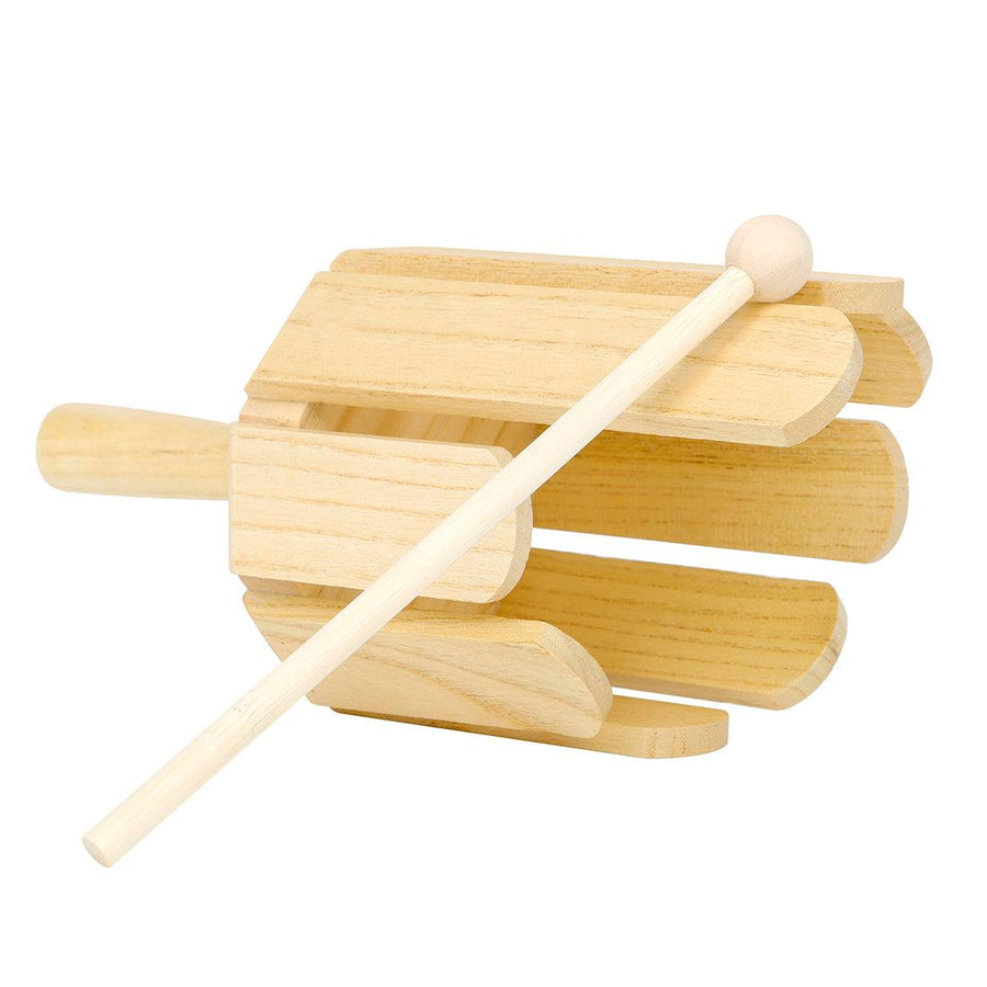 Wooden Orff Musical Instrument Stirring Drum With 8 Tongues Unique Melodies - MRSLM