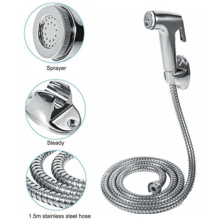 3Pcs Portable Bidet Shower Enema Water Nozzle 3 Styles Head Douche Colon Vaginal Health Clean Kit - MRSLM