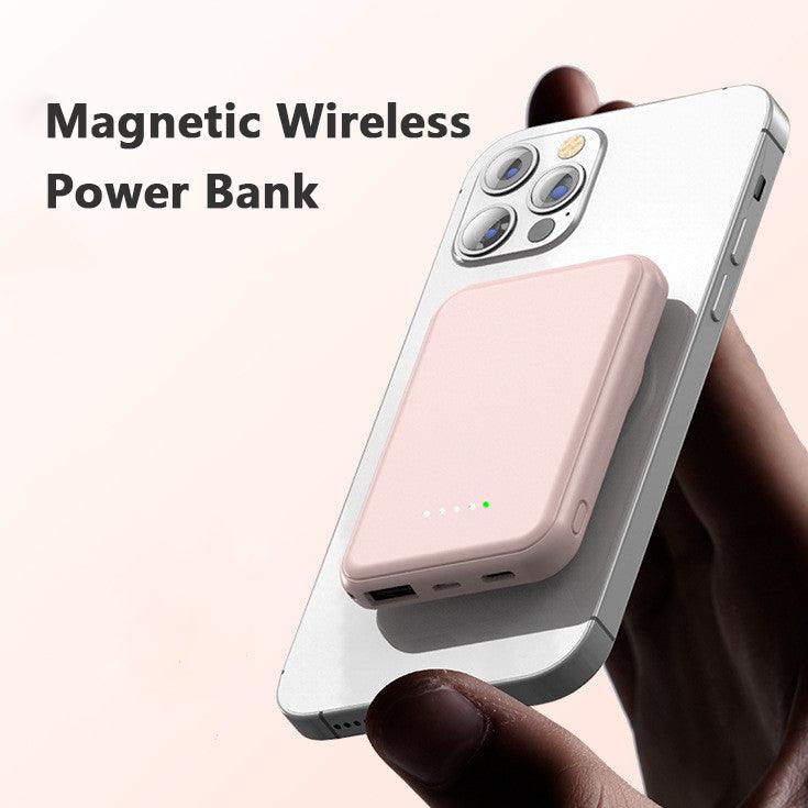 Mini Fast Charging Magnetic Wireless Power Bank 5000 MAh Portable - MRSLM