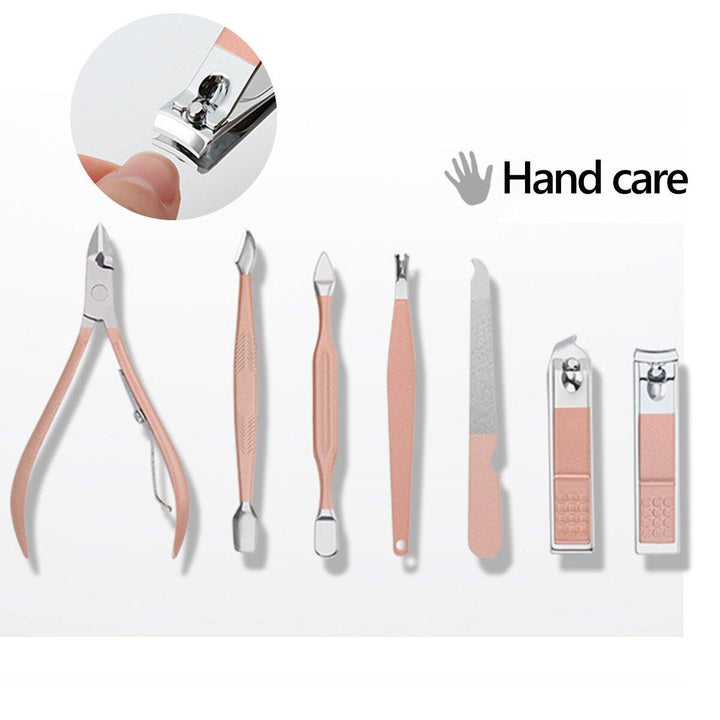 7/10/12/16 / 18Pcs Nail Clipper Set Multi-piece Set Stainless Steel Accessories Nail Clippers Pedicure Beauty Manicure Tool - MRSLM