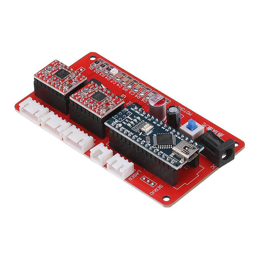 2 Axis GRBL Control Panel Board For DIY Laser Engraving Machine Benbox USB Stepper Driver Board - MRSLM