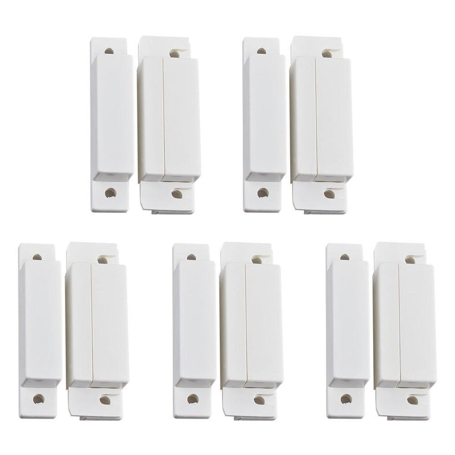 5Pcs/Lot Wired Door Window Magnetic Sensor Switch for PTSN GSM Wired Alarm System Door Detector - MRSLM