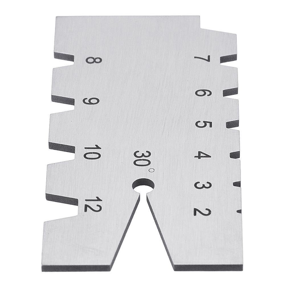29 OR 30 Degree Screw Thread Cutting Angle Gauge Metric Measuring Tool Welding Inspection Ruler - MRSLM