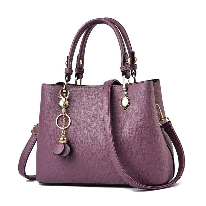 Fashion Style Handbag PU Leather Atmospheric Portable - MRSLM