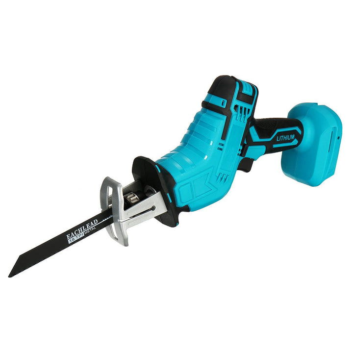 18V Cordless Handheld Electric Reciprocating Saw 0-3000rpm/min Electric Saber Saw With 4 Pcs Saw Blades Adapted To Makita Battery - MRSLM